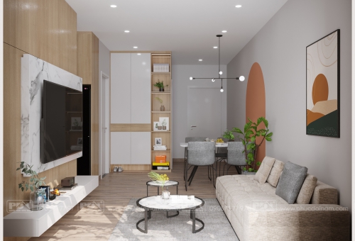 MẪU THIẾT KẾ NỘI THẤT CĂN HỘ FPT PLAZA 2 THEO PHONG CÁCH HIỆN ĐẠI, TIỆN NGHI