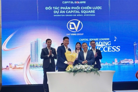 ĐẤT VÀNG GROUP CHÍNH THỨC TRỞ THÀNH ĐƠN VỊ PHÂN PHỐI CHIẾN LƯỢC DỰ ÁN CAPITAL SQUARE